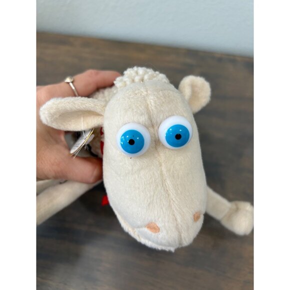 Serta Mattress Counting Sheep Plush Lamb Brent Sherman Nascar #49 With Tags - Picture 5 of 8